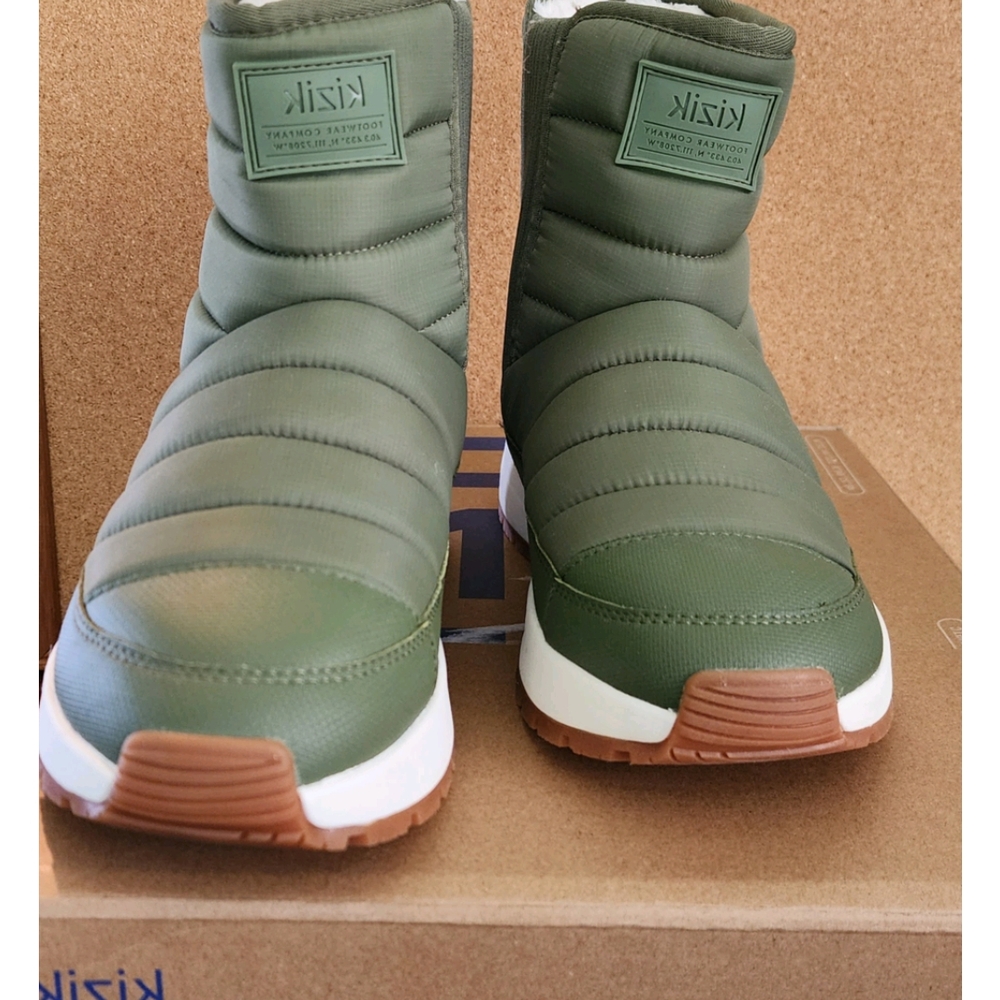 Kisik Women's Green Winter Boots